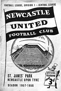 newcastle 1957/58 programme
